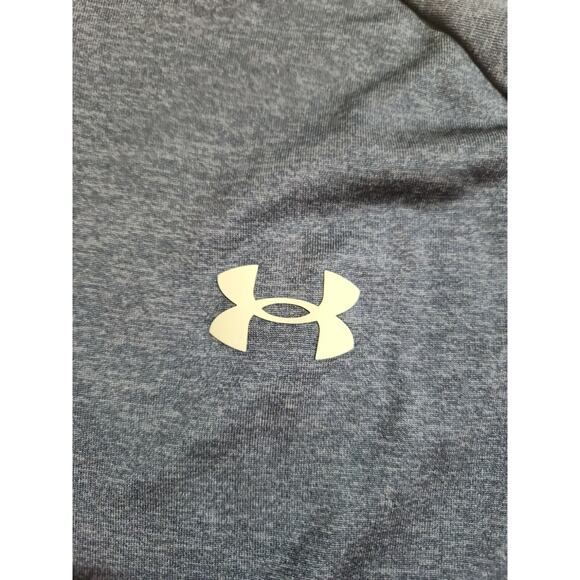 Under Armour Sweater Mens Large Blue Heatgear Loose 1/4 Zip Athleisure Pullover - Picture 5 of 11